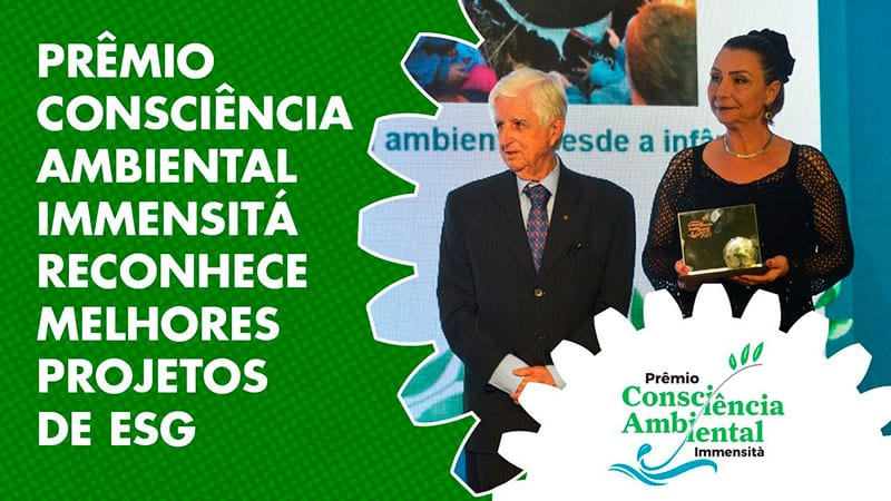 Nurap recebe o prêmio Consciência Ambiental/Immensitá 2023 na categoria Terceiro Setor