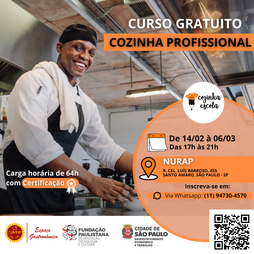 curso de cozinha avançada em santo amaro